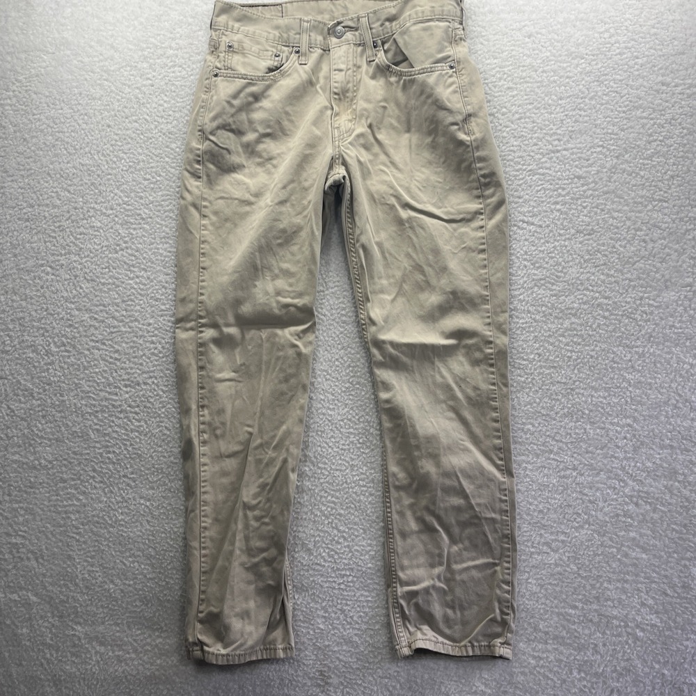 Levis Pants Mens 32x32 Beige Fits 32x29 514 Khaki Straight Whitetab Grunge Chore